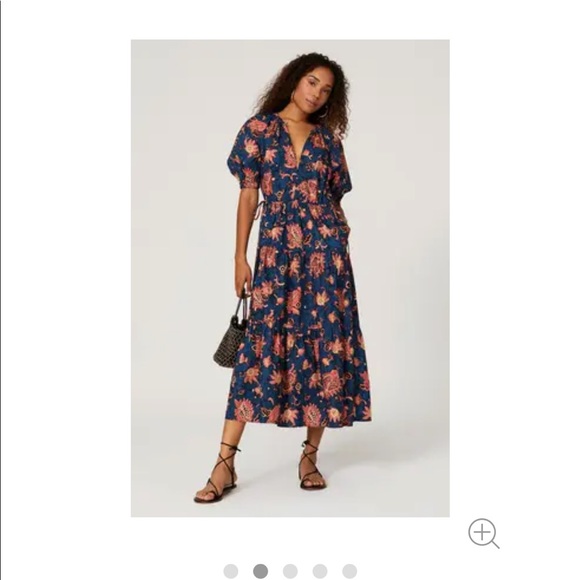 A.L.C. Mischa Tiered Floral-Print Maxi Dress - Picture 7 of 9